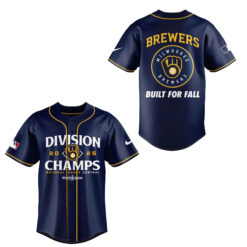 Alternative view of Milwaukee Brewers NL Central Division Champions Baseball Jersey | Joggers | Cap