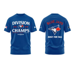 Alternative view of Toronto Blue Jays 2025 Division Champions Tshirt | Joggers | Cap