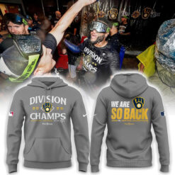 Milwaukee Brewers NL Central Division Champions Locker Room Hoodie | Joggers | Cap V3