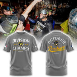 Milwaukee Brewers NL Central Division Champions Locker Room Tshirt | Joggers | Cap V2