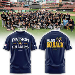 Milwaukee Brewers NL Central Division Champions Locker Room Tshirt | Joggers | Cap V3