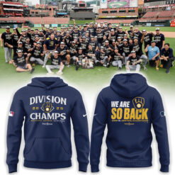 Milwaukee Brewers NL Central Division Champions Locker Room Hoodie | Joggers | Cap V3