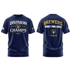 Alternative view of Milwaukee Brewers NL Central Division Champions Locker Room Tshirt | Joggers | Cap