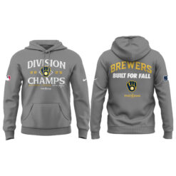 Alternative view of Milwaukee Brewers NL Central Division Champions Locker Room Hoodie | Joggers | Cap