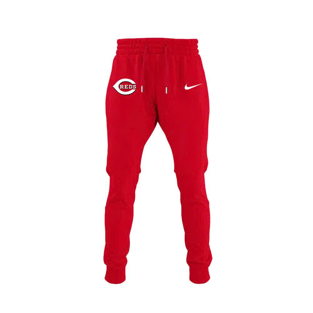 Cincinnati Reds Red Postseason Locker Room Baseball Jersey Combo - Image 4
