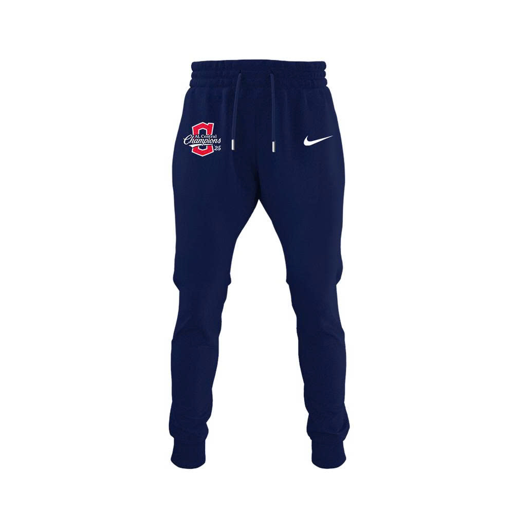 Cleveland Guardians Fanatics AL Central Division Champions Locker Room Combo Shirt | Jogger | Cap V2 - Image 4
