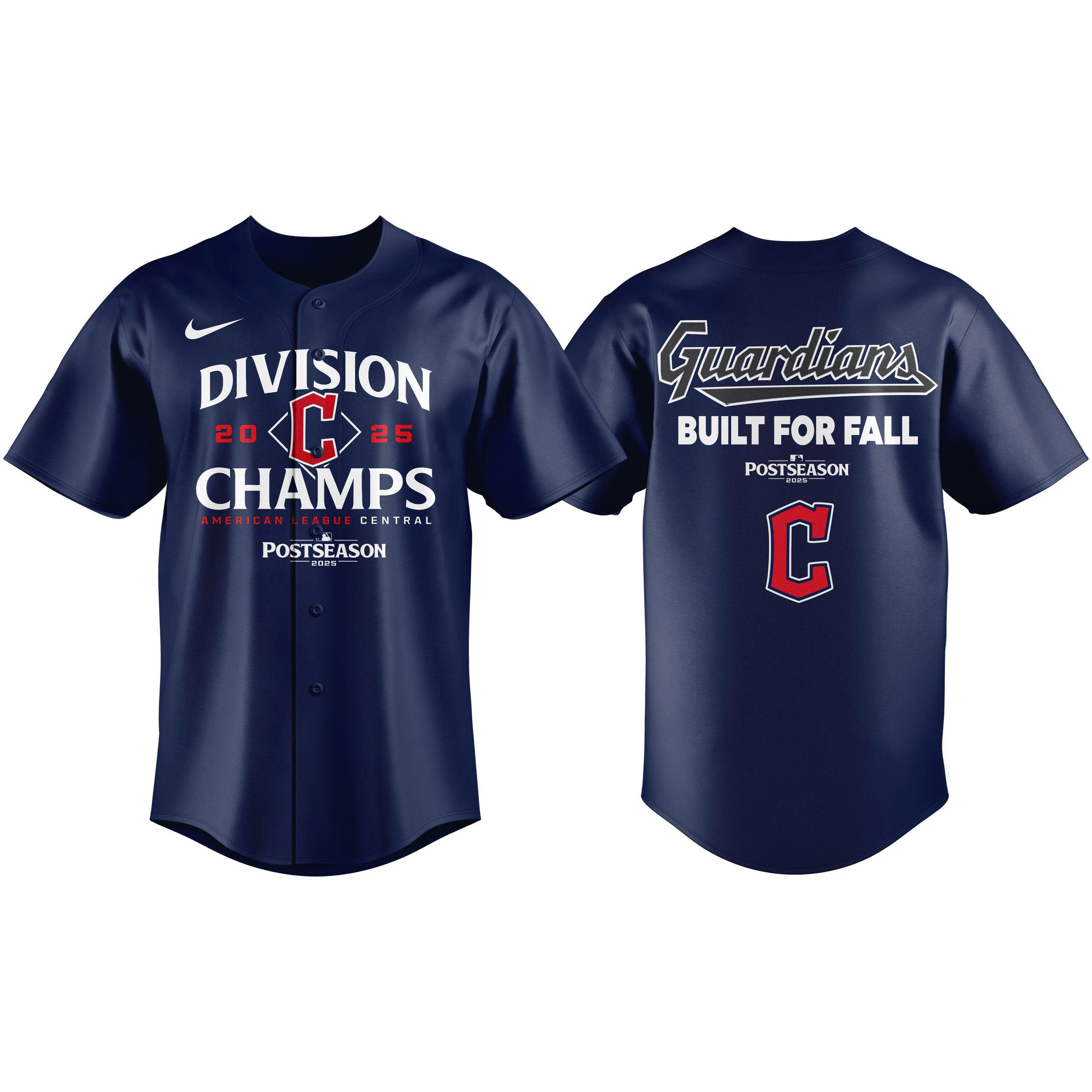 Cleveland Guardians Fanatics AL Central Division Champions Locker Room Combo Jersey | Jogger | Cap - Image 2