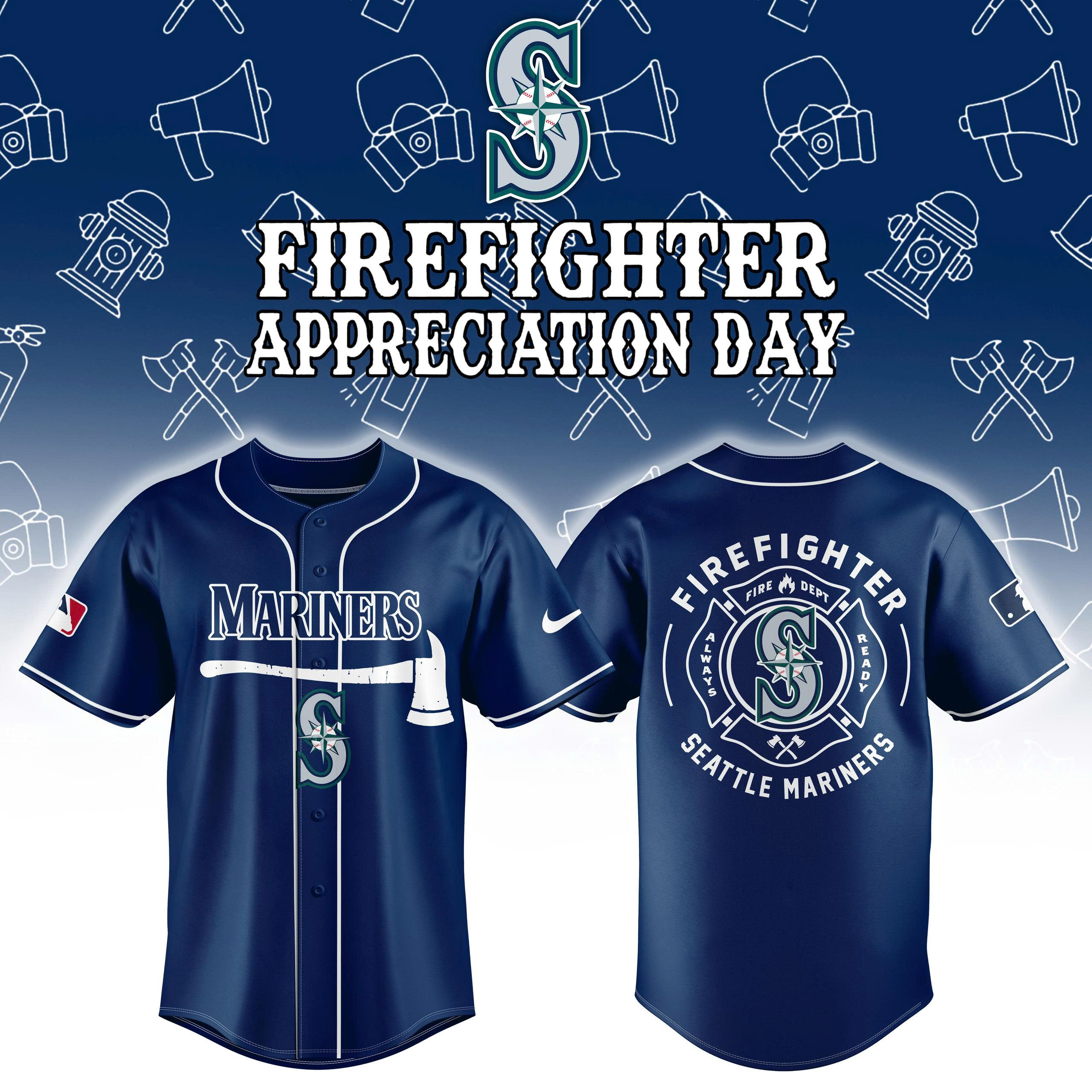 Seattle Mariners Firefighter Application Jersey | Jogger