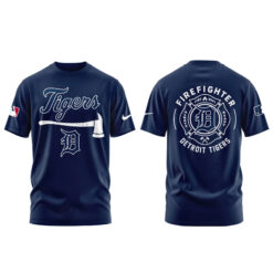 Alternative view of Detroit Tigers Firefighter Application Tshirt | Jogger | Cap
