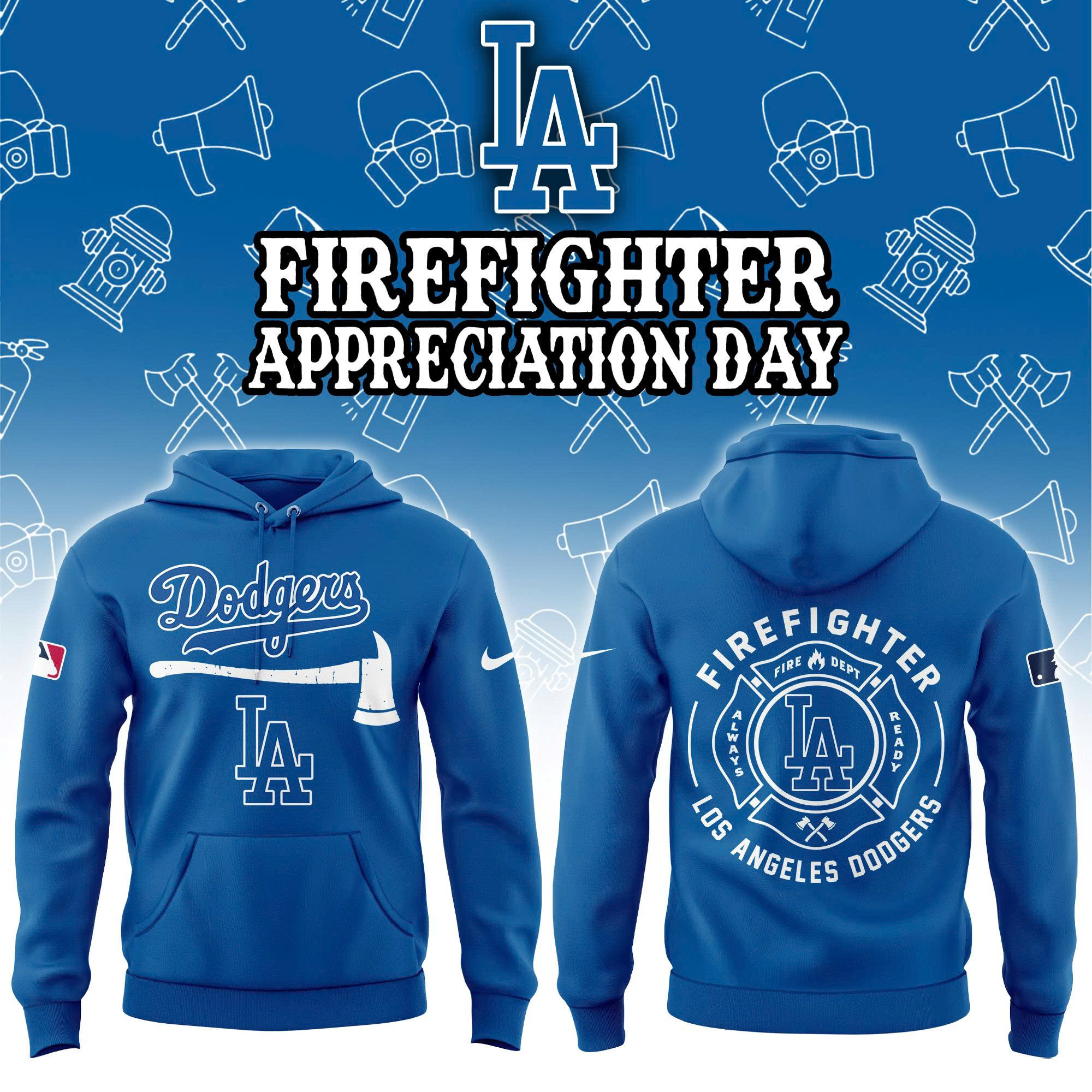 Los Angeles Dodgers Firefighter Application Hoodie | Jogger | Cap