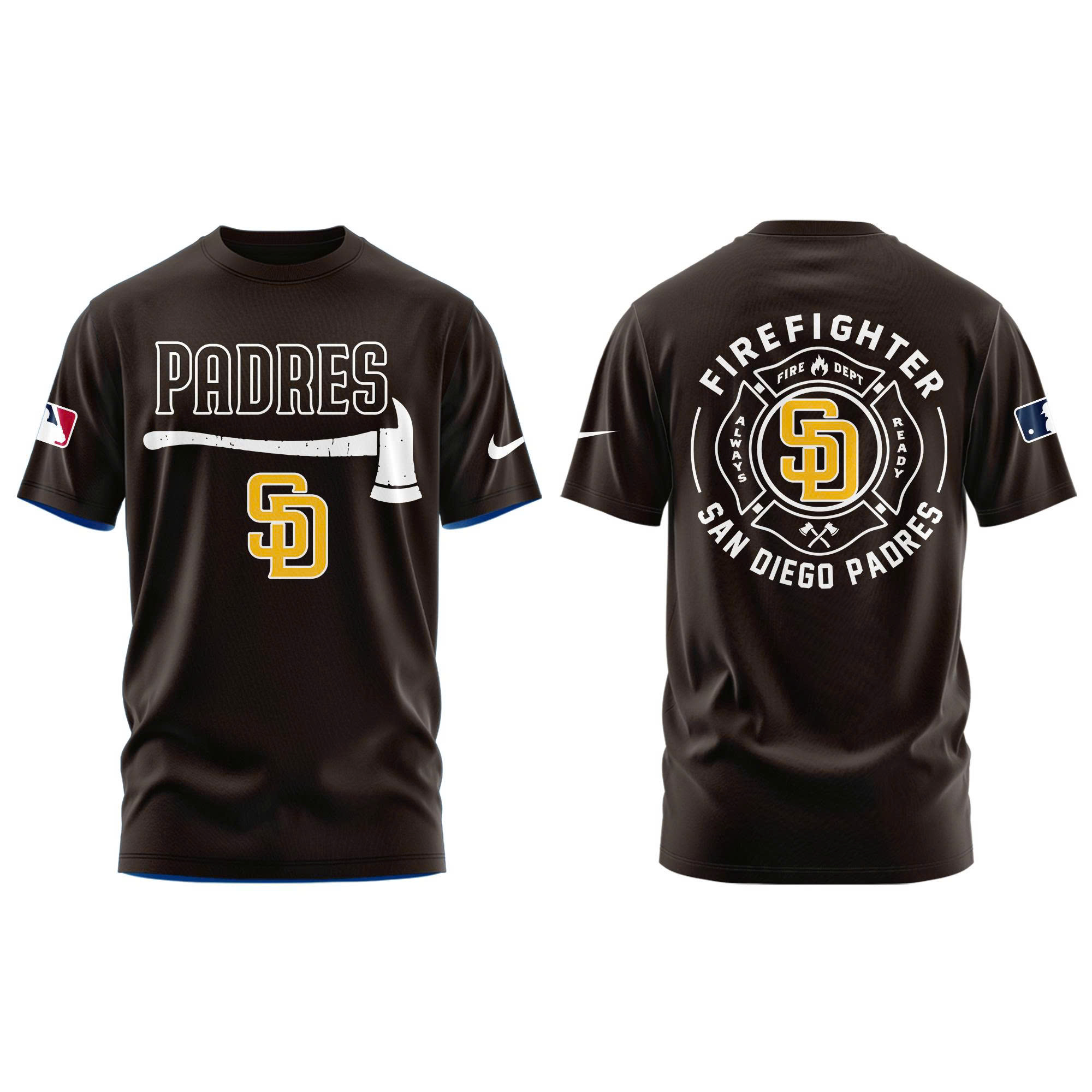 San Diego Padres Firefighter Application Tshirt | Jogger | Cap - Image 2