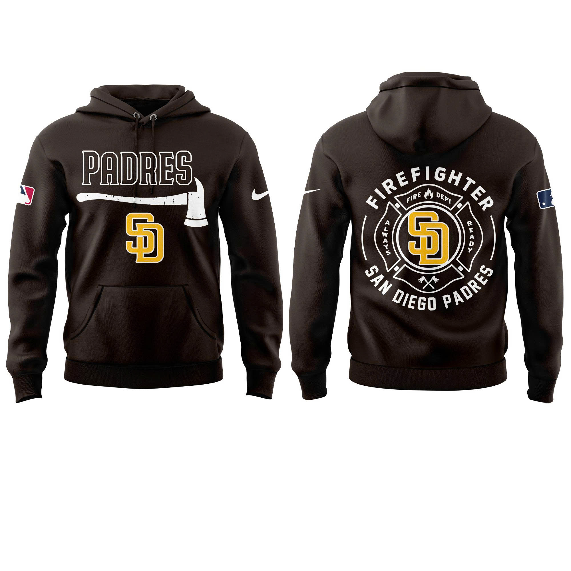 San Diego Padres Firefighter Application Hoodie | Jogger | Cap - Image 2