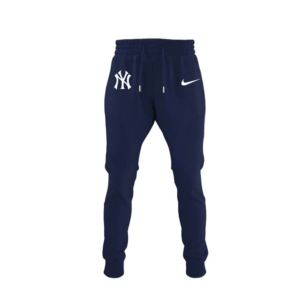 New York Yankees Navy Postseason Locker Room Tshirt | Jogger | Cap V2 - Image 3