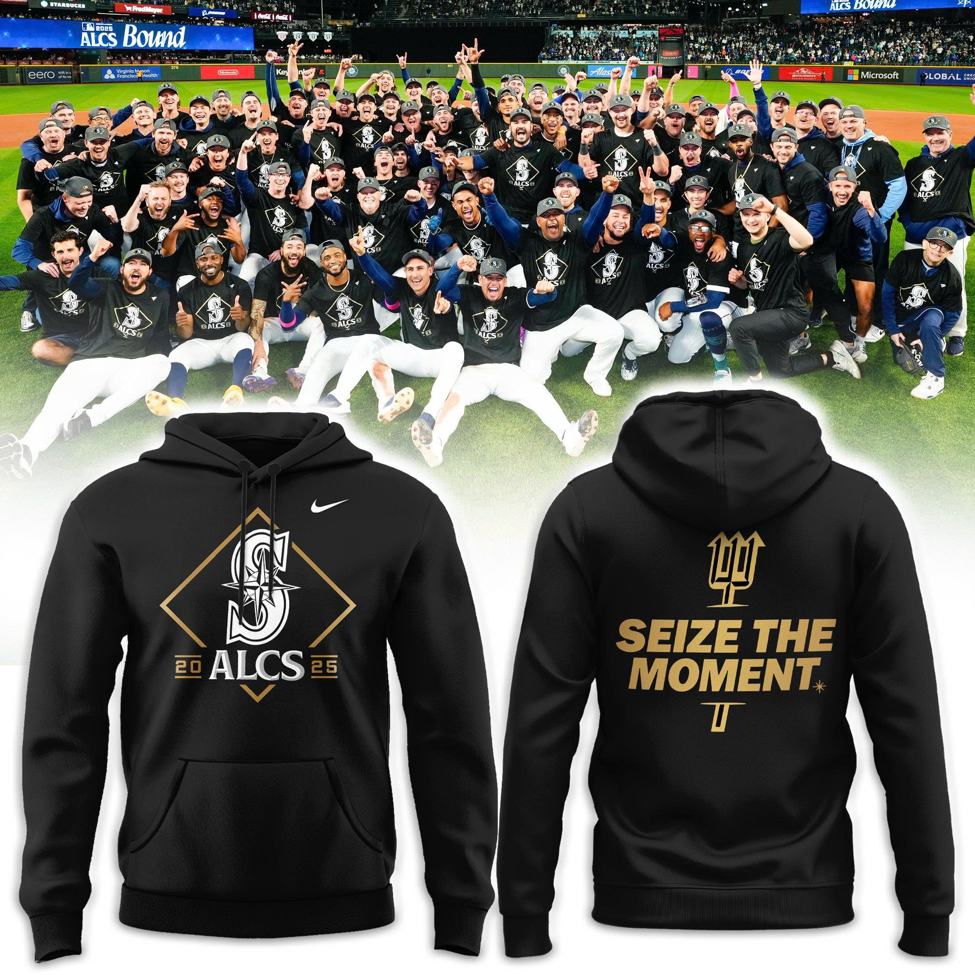 Seattle Mariners American League Division Series Champions Locker Room Hoodie| Jogger