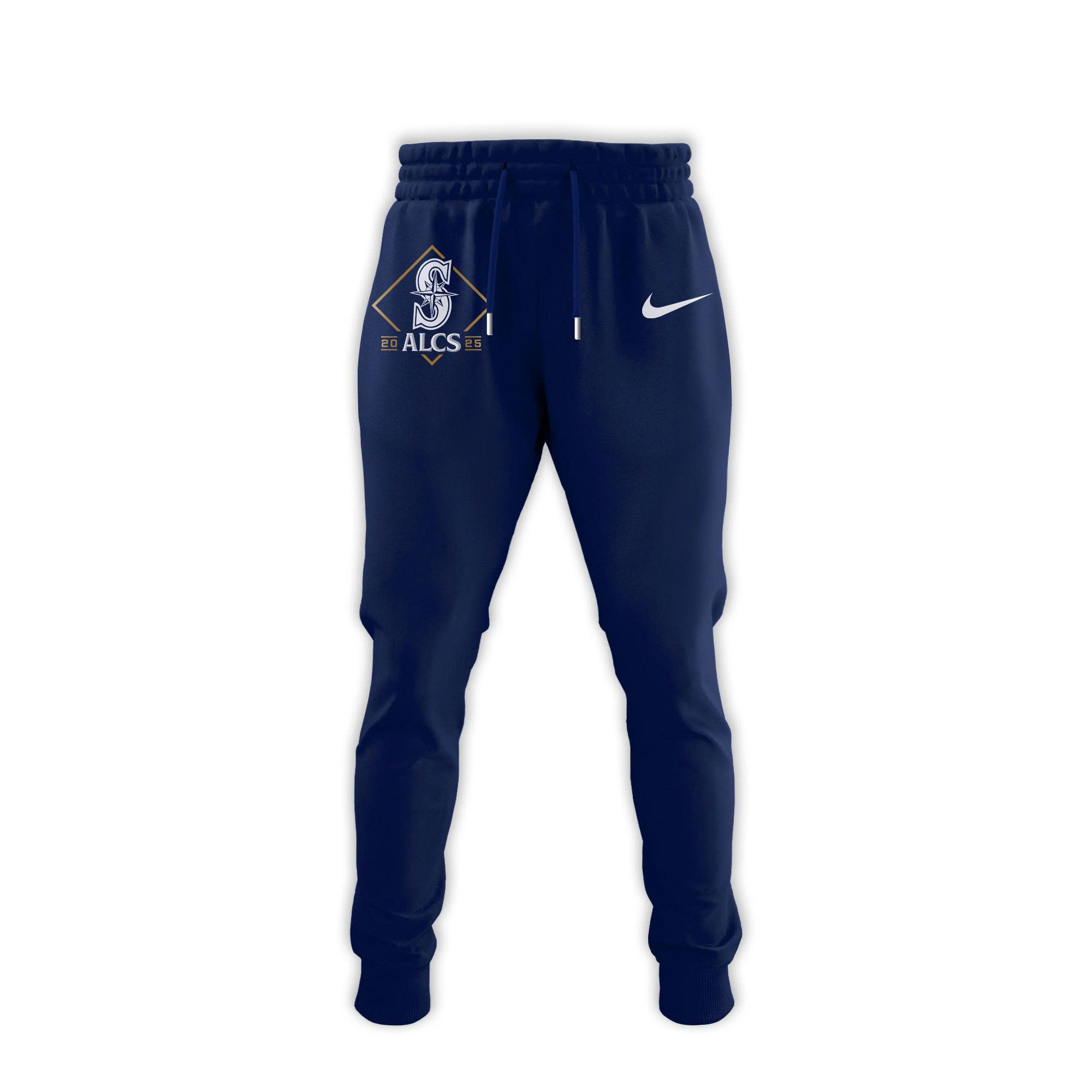 Seattle Mariners Black 2025 American League Division Series Champions Locker Room Combo Tshirt | Jogger - Image 4