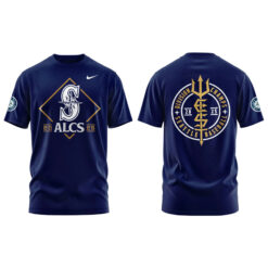 Alternative view of Seattle Mariners Black 2025 American League Division Series Champions Locker Room Combo Tshirt | Jogger