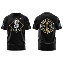 Alternative view of Seattle Mariners Black 2025 American League Division Series Champions Locker Room Combo Tshirt | Jogger