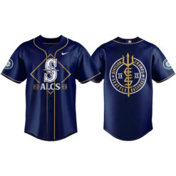 Alternative view of Seattle Mariners American League Division Series Champions Locker Room Jersey| Jogger