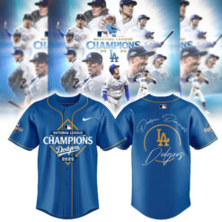 Los Angeles Dodgers National League Champions Locker Room Combo Jersey| Jogger | Cap