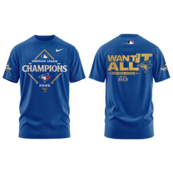 Alternative view of Toronto Blue Jays American League Champions Locker Room Tshirt | Joggers | Cap V2
