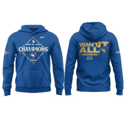 Alternative view of Toronto Blue Jays American League Champions Locker Room Hoodie| Joggers | Cap V2