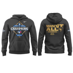 Alternative view of Toronto Blue Jays American League Champions Locker Room Hoodie| Joggers | Cap V2