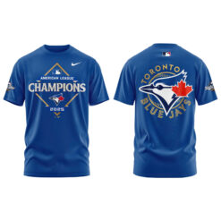 Alternative view of Toronto Blue Jays American League Champions Locker Room Tshirt | Joggers | Cap V3