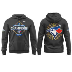 Alternative view of Toronto Blue Jays American League Champions Locker Room Hoodie| Joggers | Cap V3