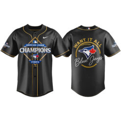Alternative view of Toronto Blue Jays American League Champions Locker Room Jersey | Joggers | Cap