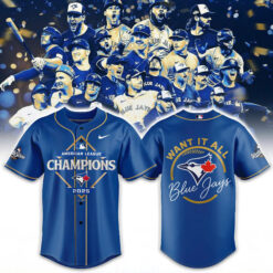 Toronto Blue Jays American League Champions Locker Room Jersey | Joggers | Cap