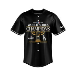 Alternative view of Los Angeles Dodgers 2025 World Series Champions Jersey| Jogger | Cap
