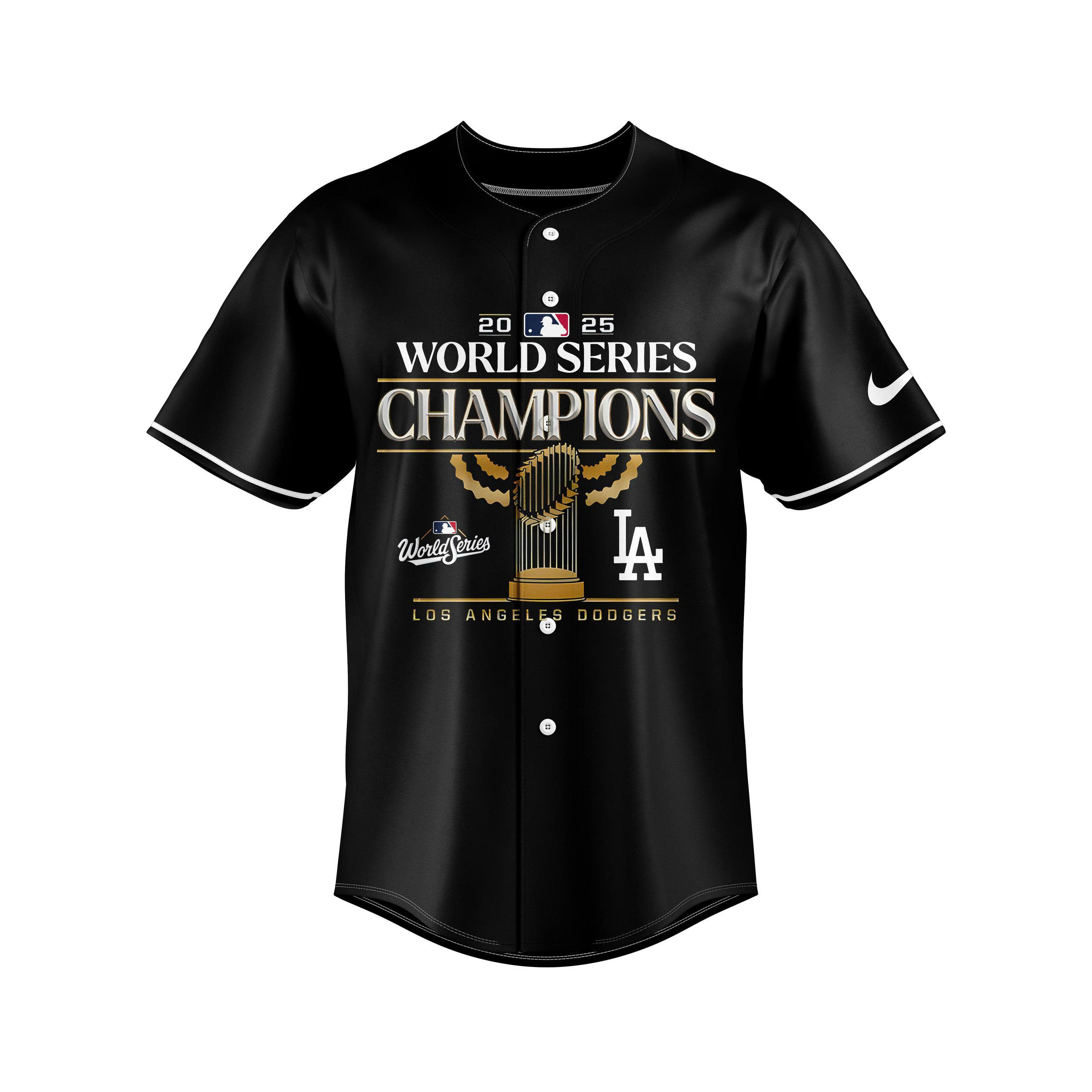 Los Angeles Dodgers 2025 World Series Champions Jersey| Jogger | Cap - Image 2