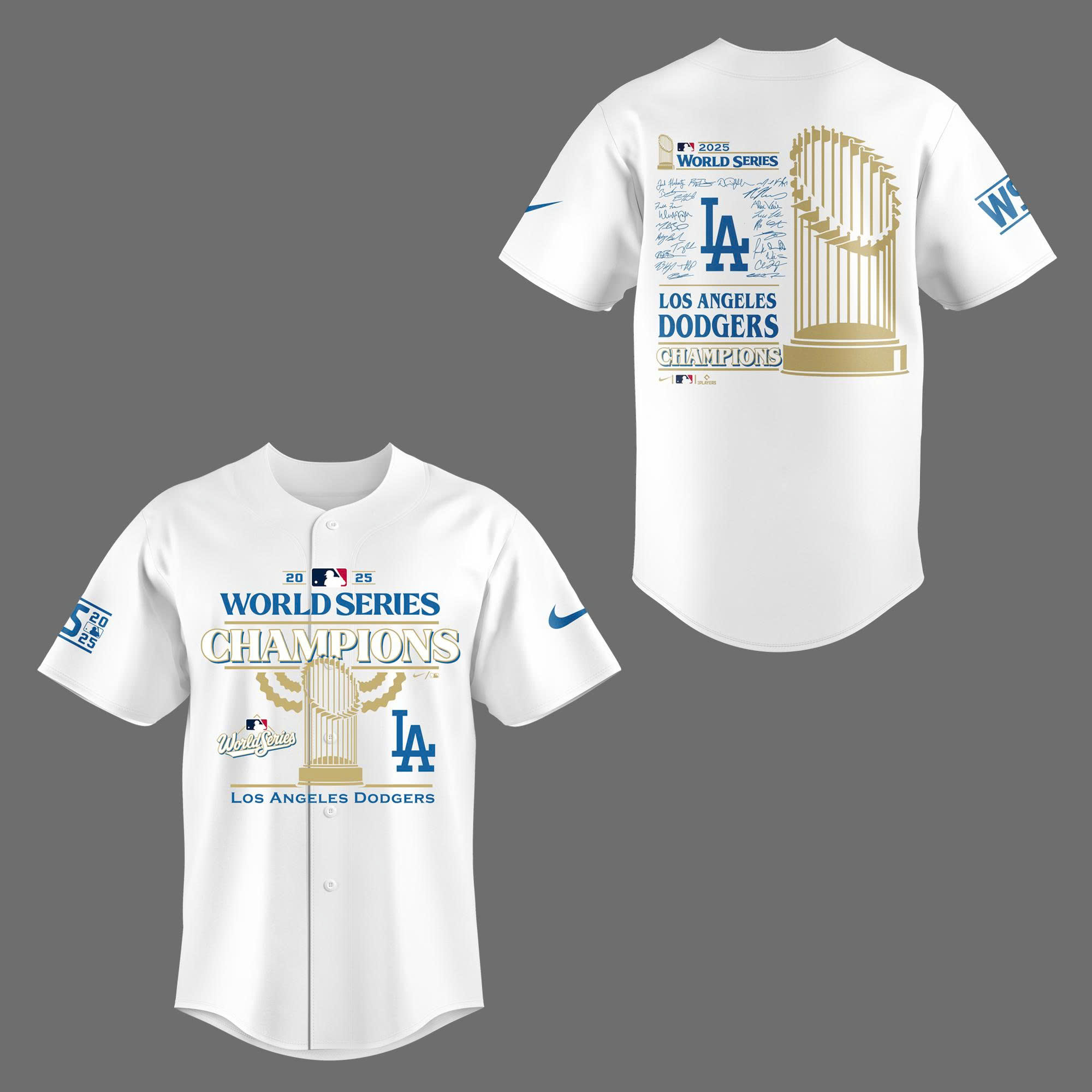 Los Angeles Dodgers World Series Champions Jersey | Jogger | Cap - Image 2