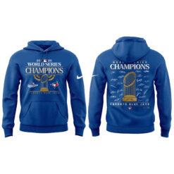 Alternative view of Toronto Blue Jays 2025 World Series Champions Hoodie | Jogger | Cap