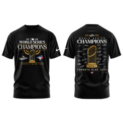 Alternative view of Toronto Blue Jays 2025 World Series Champions Tshirt | Jogger | Cap