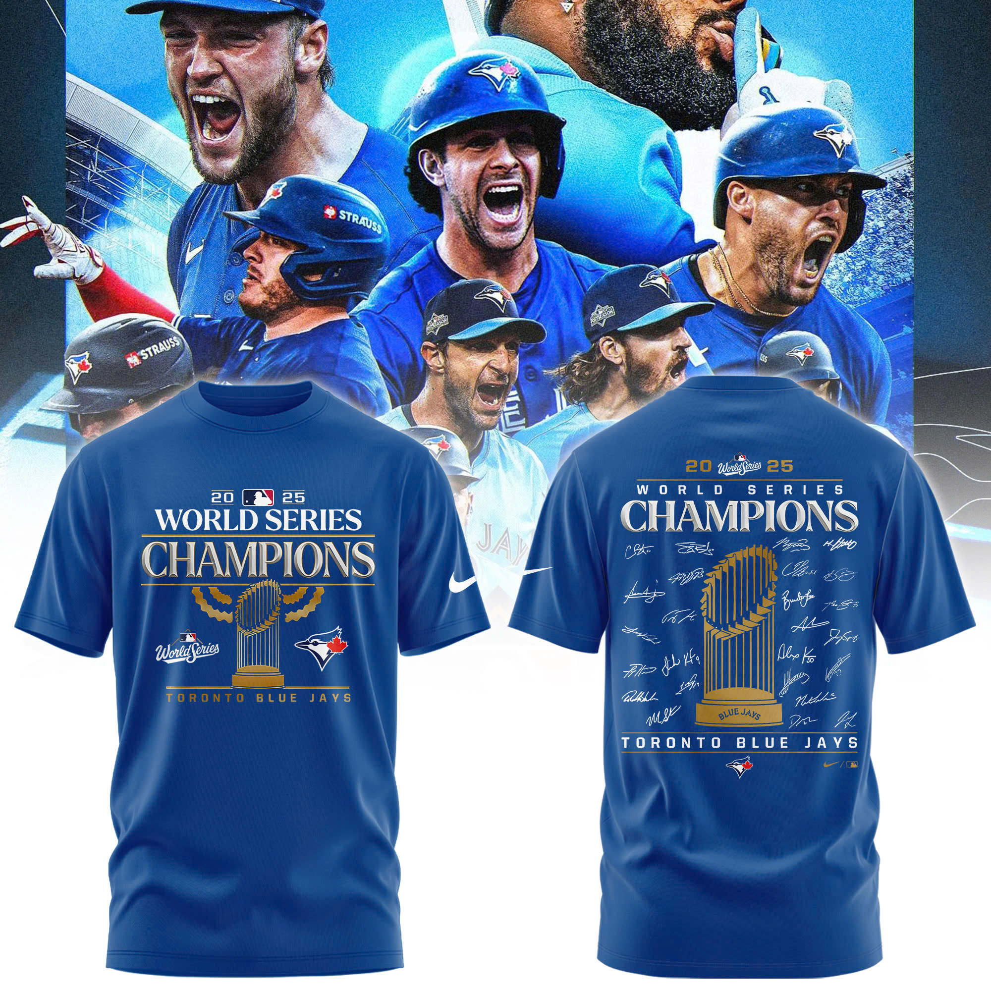 Toronto Blue Jays 2025 World Series Champions Tshirt | Jogger | Cap