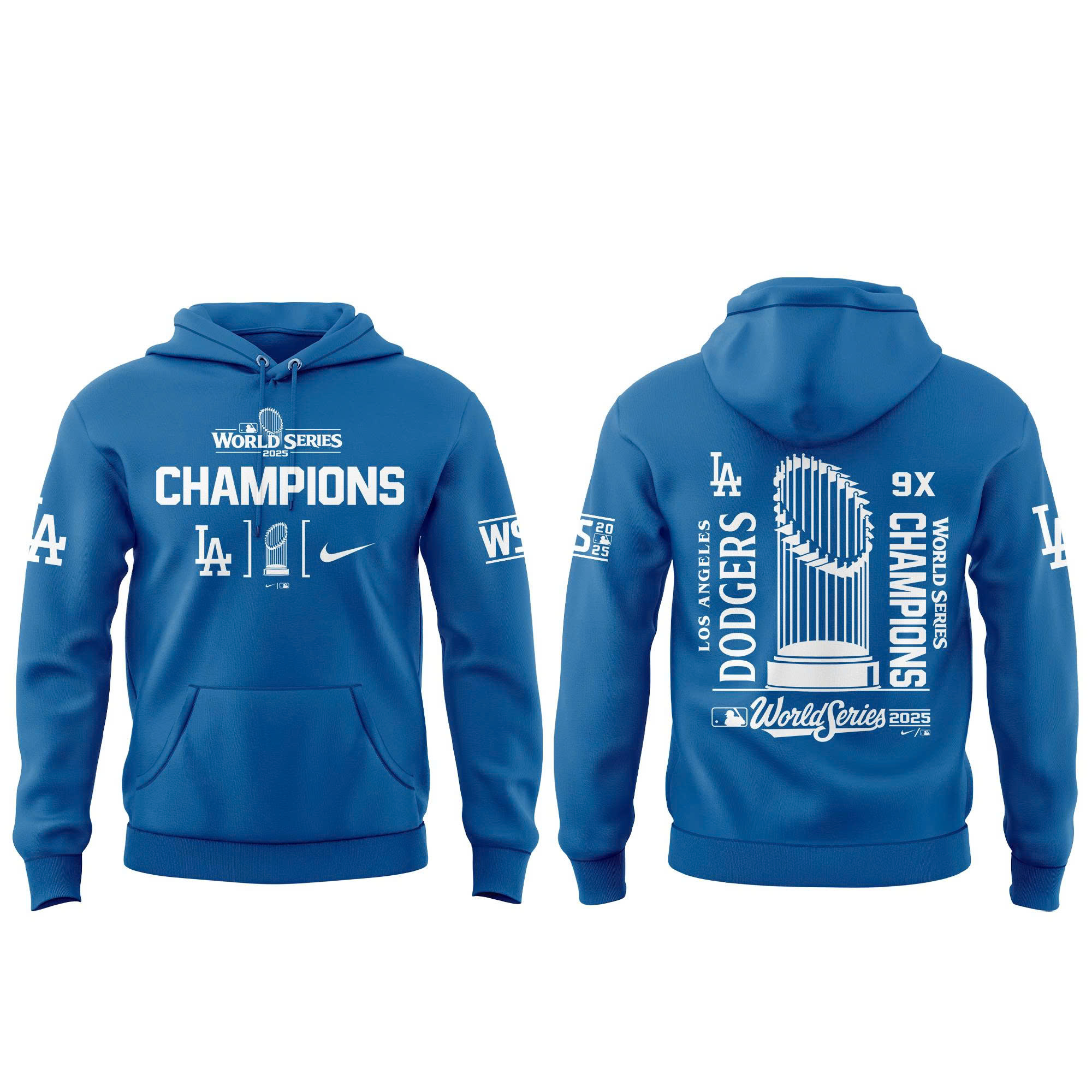Los Angeles Dodgers 2025 World Series Champions Hoodie | Jogger | Cap V3 - Image 2