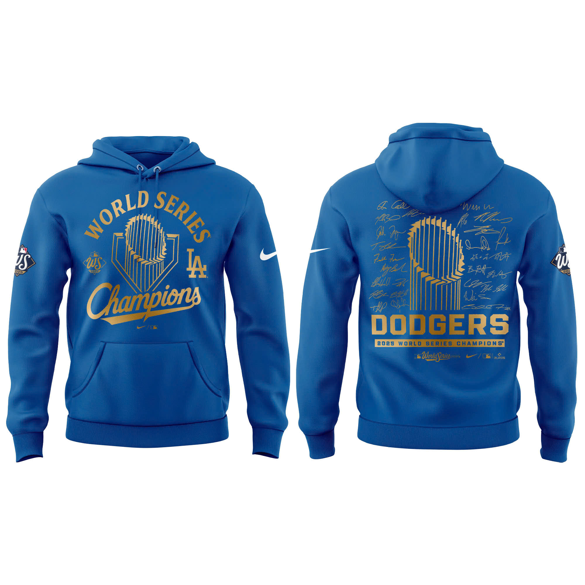 Los Angeles Dodgers Fanatics Black 2025 World Series Champions Locker Room Parade Tshirt | Jogger | Cap - Image 2