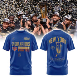 New York Knicks 2025 NBA Cup Champions Locker Room Tshirt