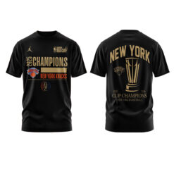 Alternative view of New York Knicks 2025 NBA Cup Champions Locker Room Tshirt