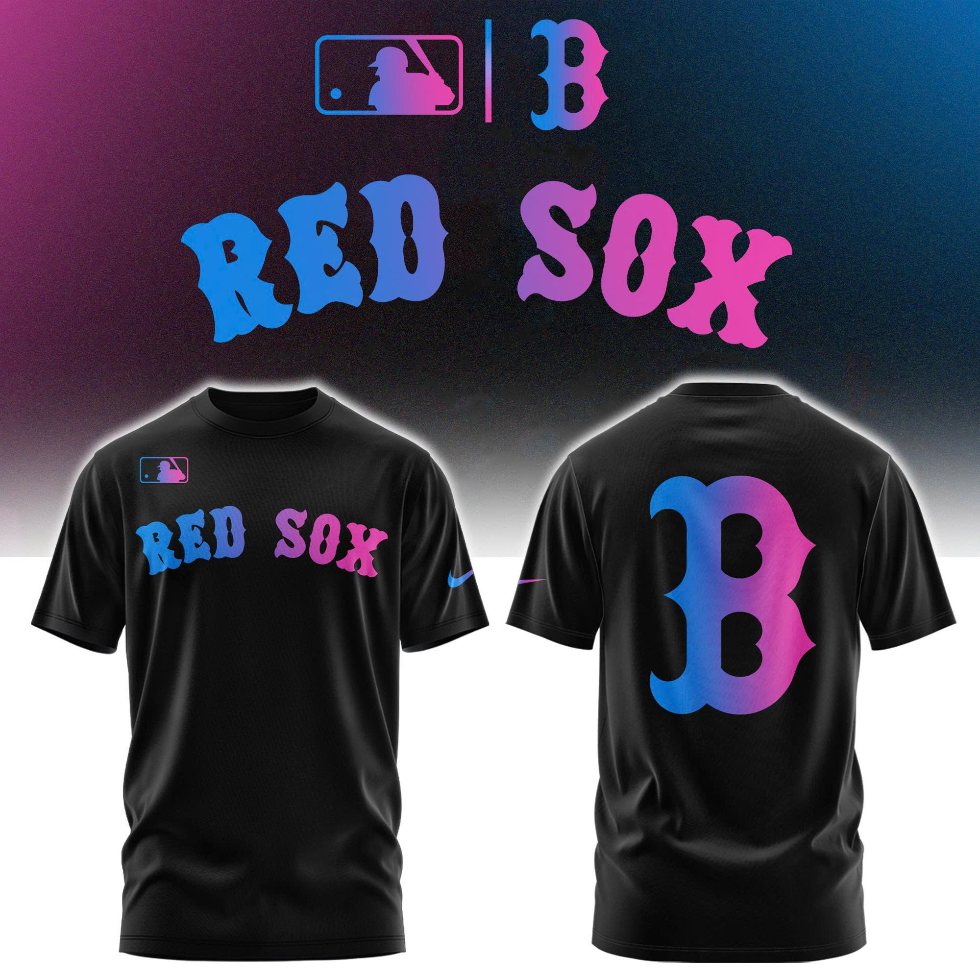 '26 Boston Red Sox Cyberpunk Warm Up Limited Edition Tshirt | Jogger | Cap