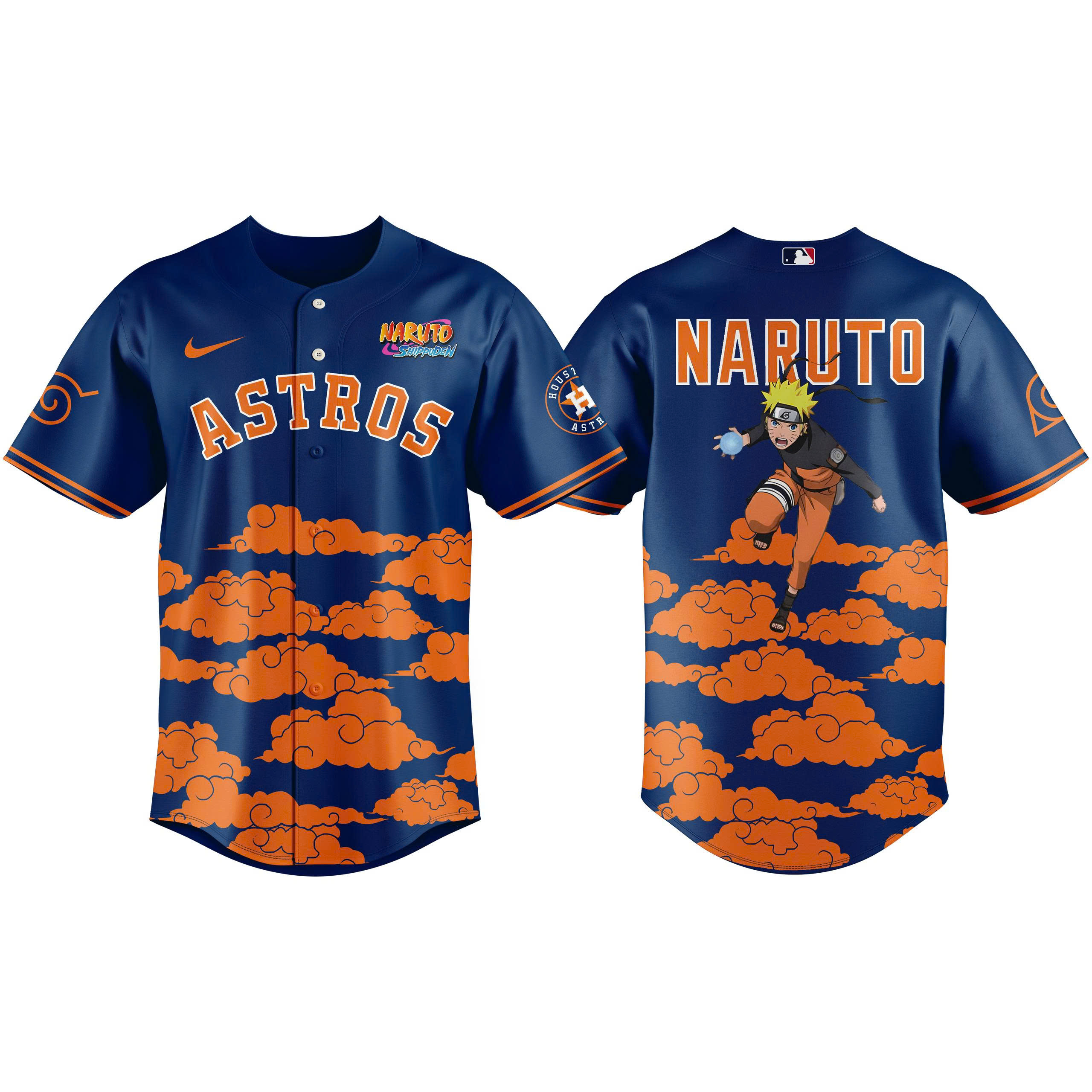 Houston Astros NARUTO NIGHT Limited Edition Jersey| Jogger | Cap - Image 2