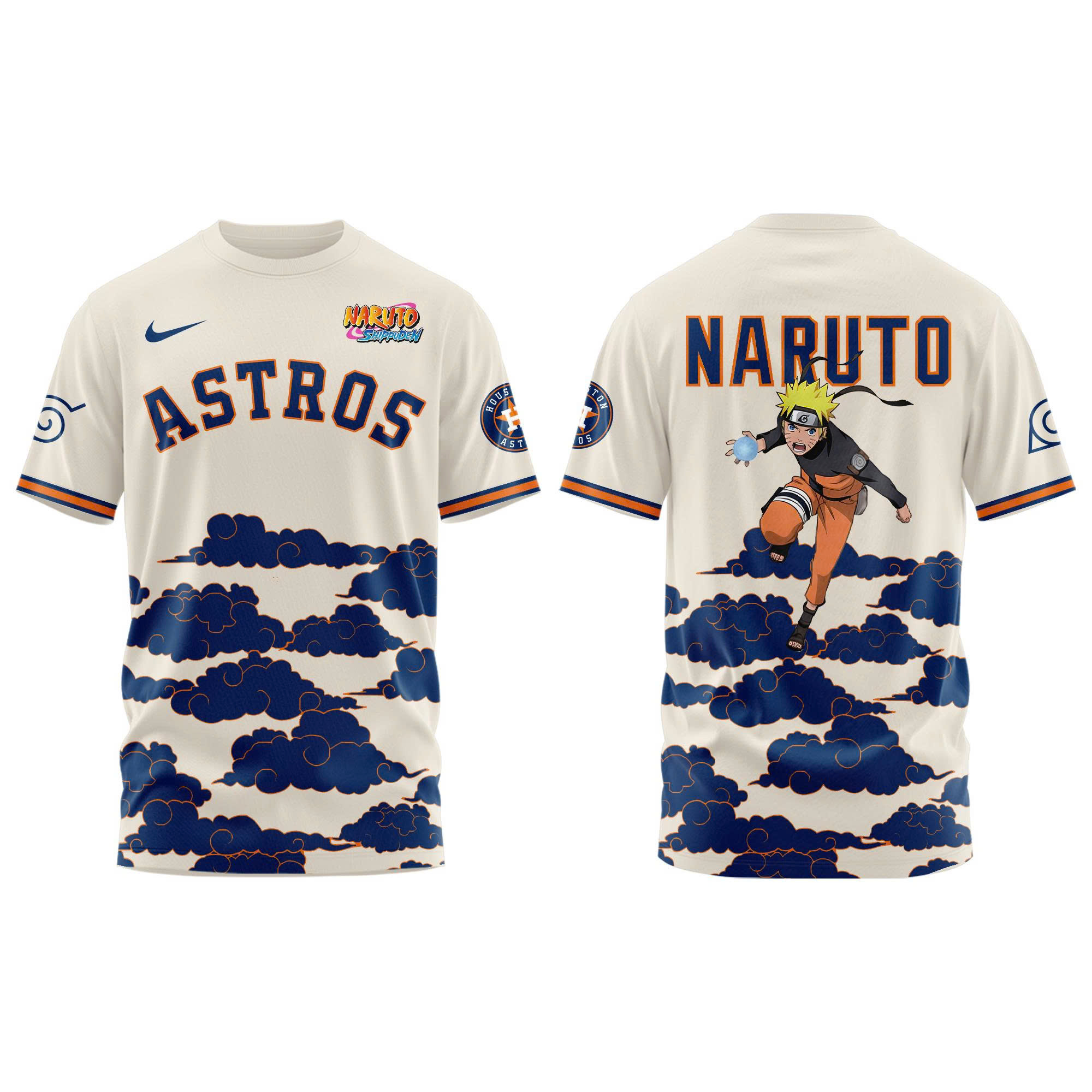 Houston Astros NARUTO NIGHT Limited Edition Tshirt | Jogger | Cap - Image 2