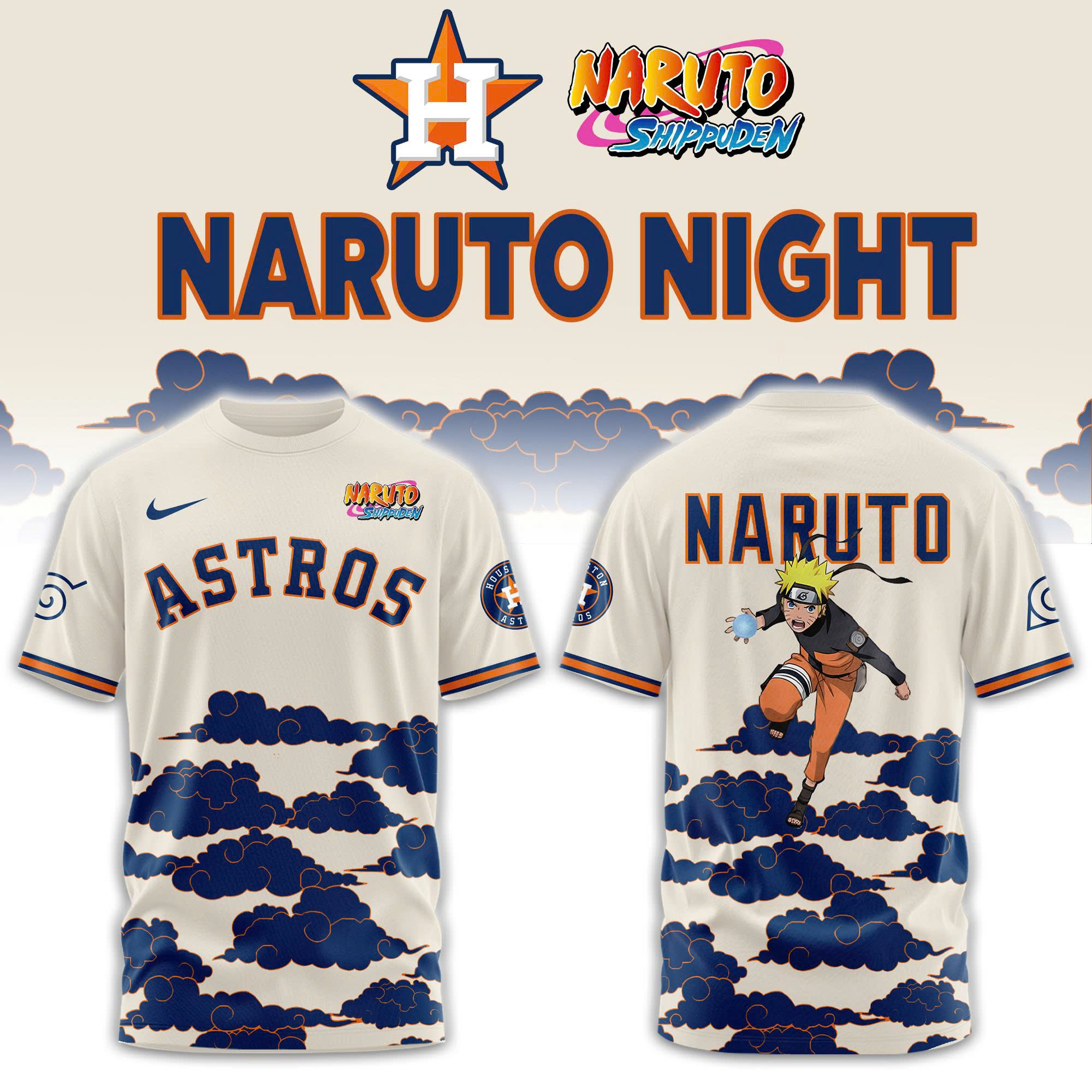 Houston Astros NARUTO NIGHT Limited Edition Tshirt | Jogger | Cap