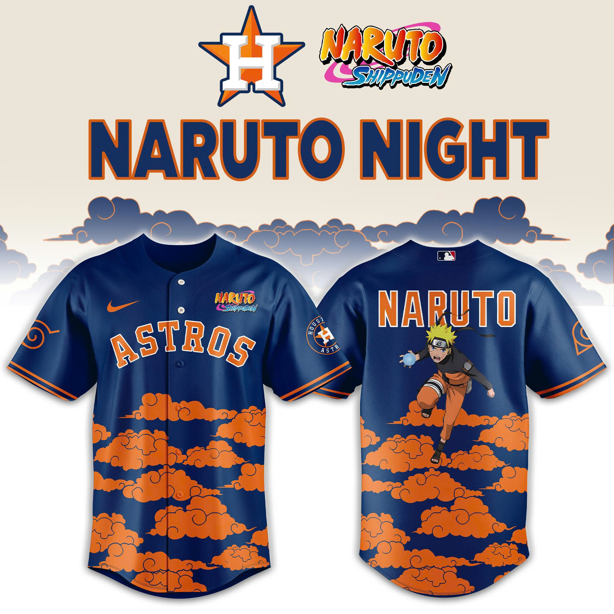Houston Astros NARUTO NIGHT Limited Edition Jersey| Jogger | Cap
