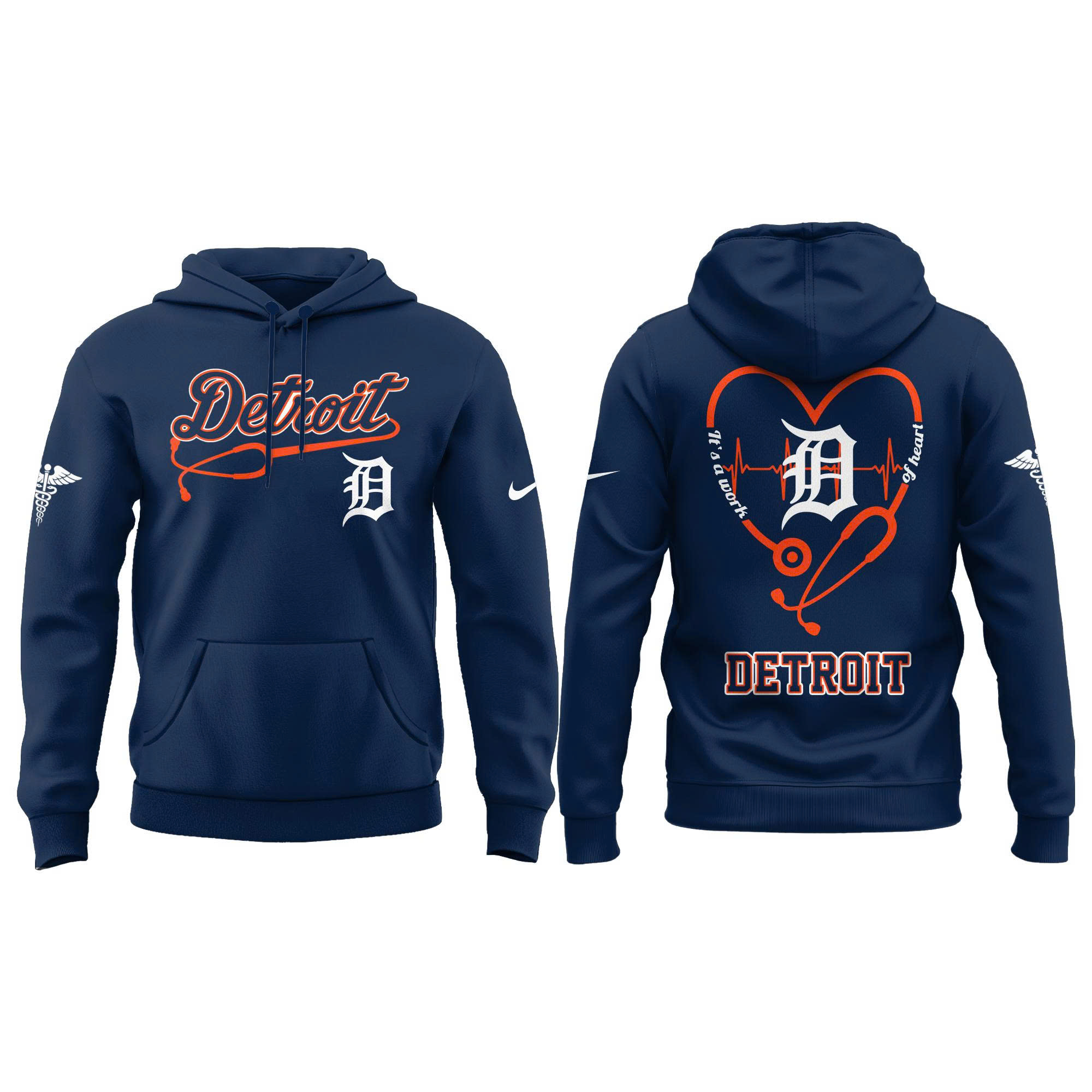 Detroit Tigers Healthcare Appreciation Night Limited Edition Hoodie| Jogger | Cap - Image 2