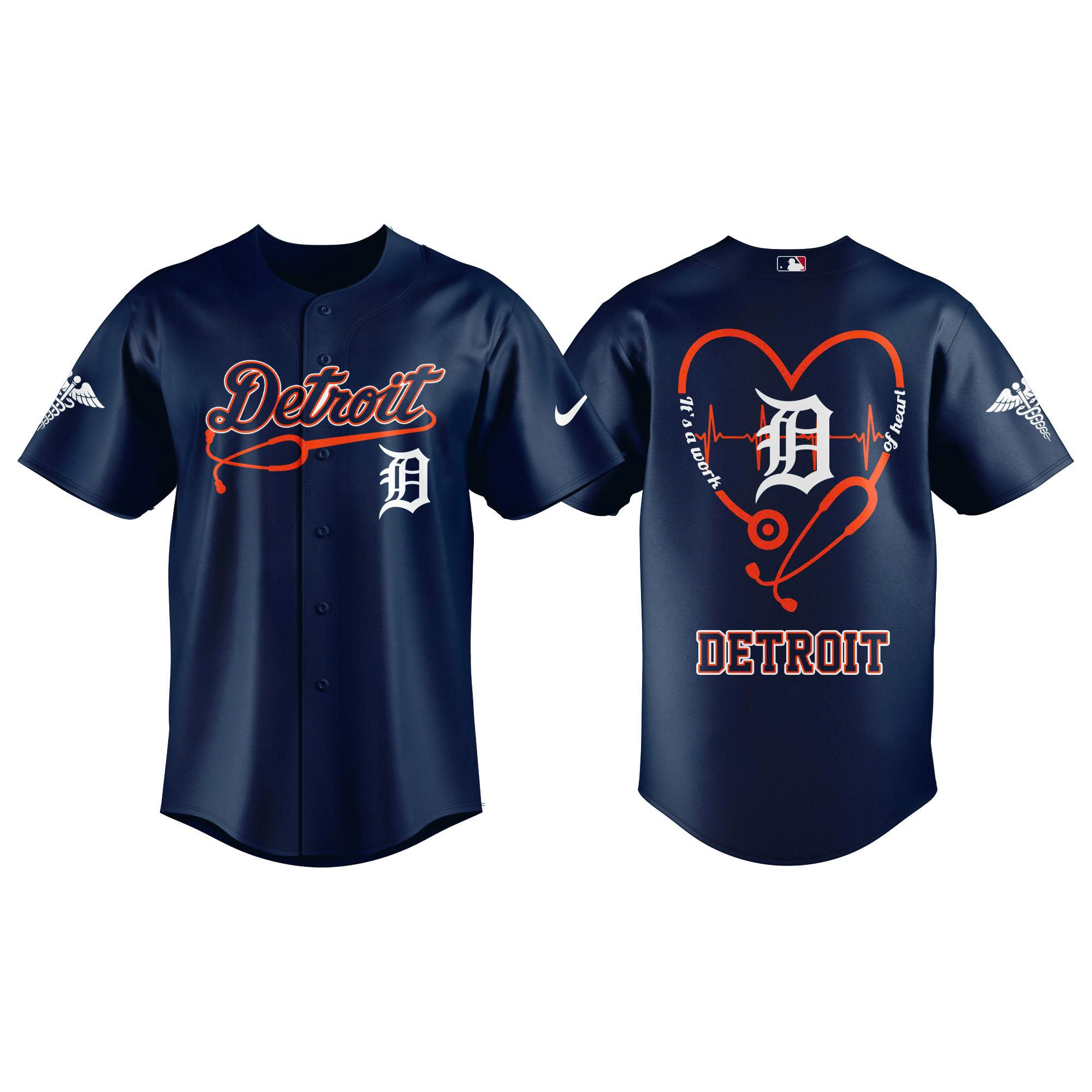 Detroit Tigers Healthcare Appreciation Night Limited Edition Jersey | Jogger | Cap - Image 2