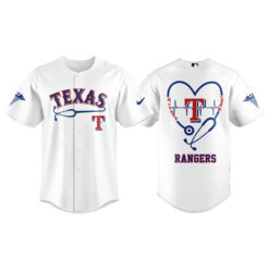 Alternative view of Texas Rangers Healthcare Appreciation Night Limited Edition Jersey | Jogger | Cap V2