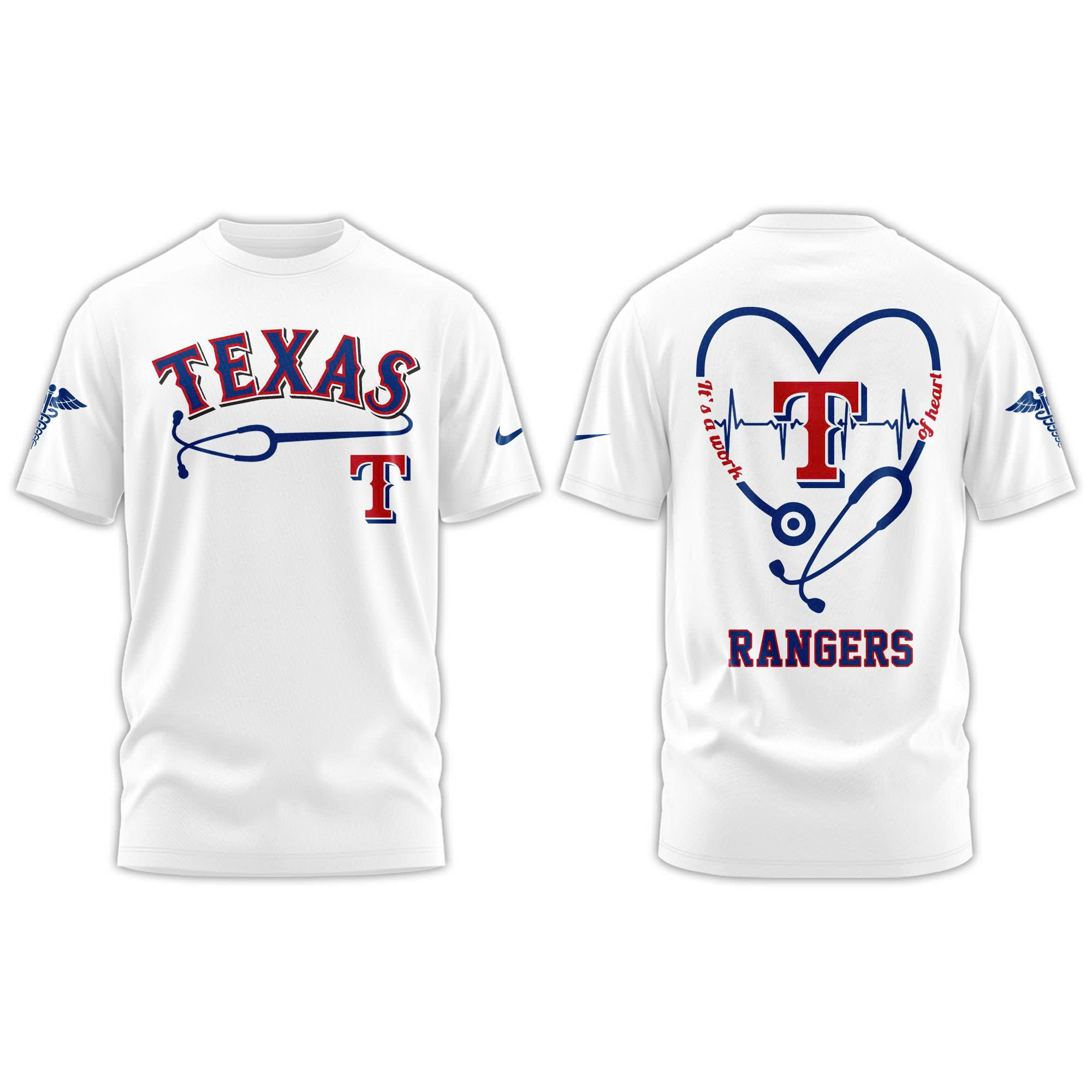 Texas Rangers Healthcare Appreciation Night Limited Edition Tshirt | Jogger | Cap V2 - Image 2