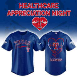 Texas Rangers Healthcare Appreciation Night Limited Edition Jersey | Jogger | Cap V2